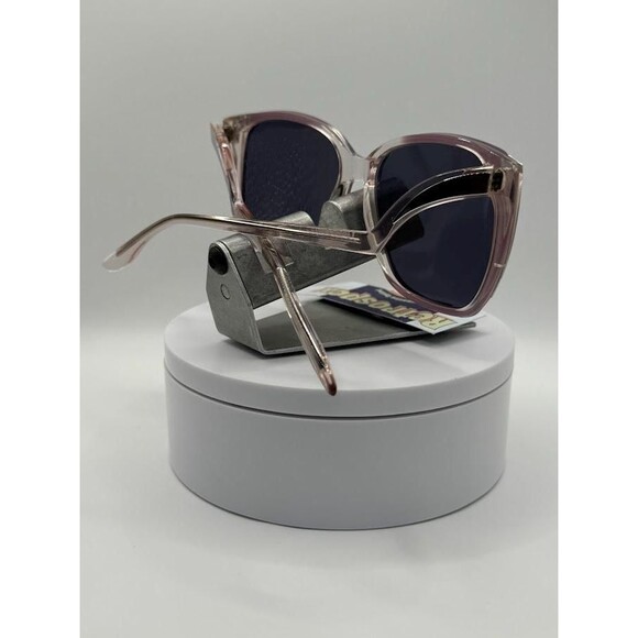 NEW Vintage Oversize Sunglasses | Non RX | Drop Temple | Silver Mirror | Chrome